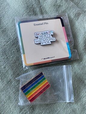 LGBTQ+ Pride pins NWT